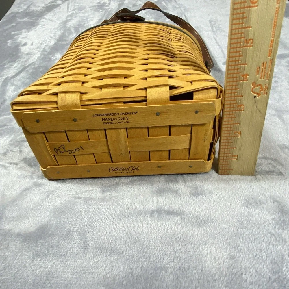Longaberger Purse‎ Large Basket Collectors Club Country Estates Hand Woven New